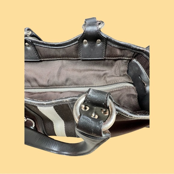 Rare Bally Carla Nylon and Leather Satchel - Picture 7 of 14